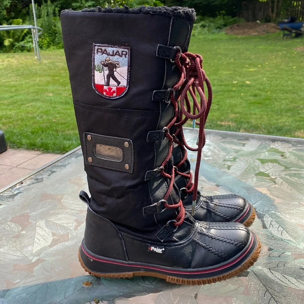 NWT Pajar Canada Black Waterproof Winter Lace-Up Boots Red Accents Men’s New Pajar | Shoes | Pajar Trooper 3 Mens Lace Up Boot Wzip  main image 2